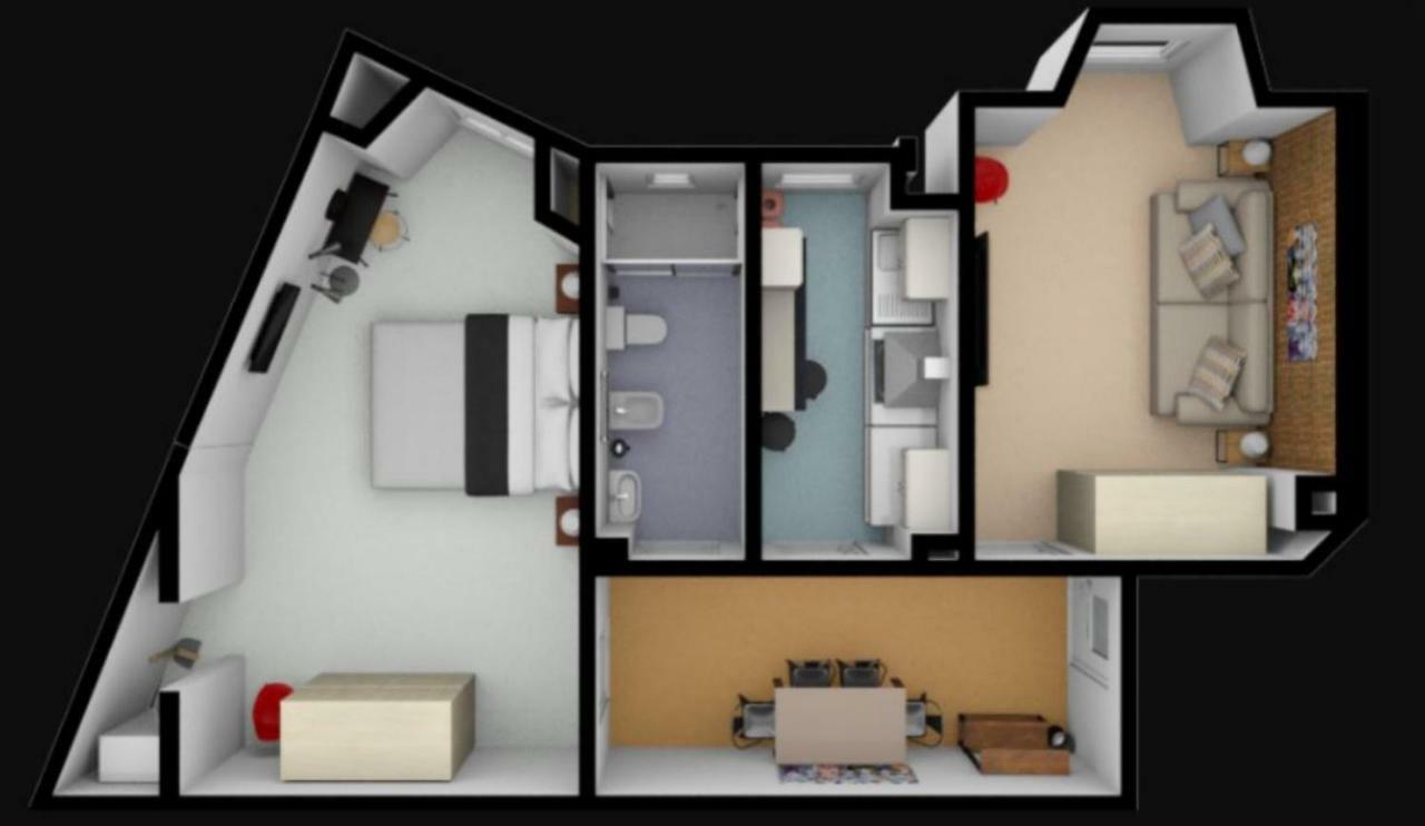 Apartamento de 58 m2 com 2 quarto Roma Exterior foto